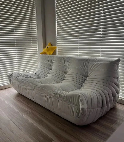 Three seater sofa, Corduroy, technology fabric, leather, and suede materials can all be made, suitable for trendy decoration