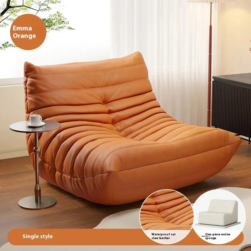 Modern Double Lazy Sofa Living Room Minimalist Relaxing Recliner Sofa Puff Comfortable Salas Y Sofas Muebles Rooam Decor