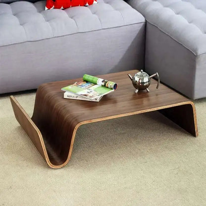 Creative Minimalist Modern Japanese Ash Log Style Solid Wood Coffee Table Small Apartment Living Room Home Tatami Furniture