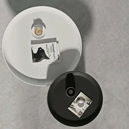 Set Round Table Nordic Center Modern Folding Metal Coffee Tables Storage Mesas Furniture GPF40XP