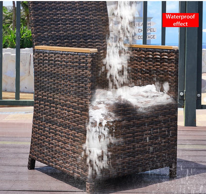 Custom Design Pastoral Garden Set Pastoral Garden Set Plastic Rattan Patio Furniture Set