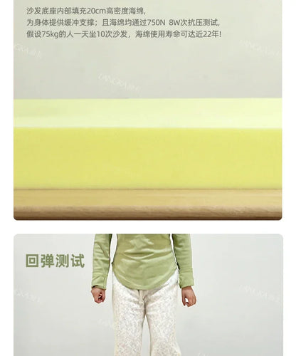 AR Home Furniture Living Room Fabric Compressed Sofa Lounge Daybed L Shape Bedroom Sofa Bed Couch Recliner Divano Da Soggiorno