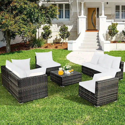 Outdoor Tropical Print Sofa Cushion Covers - Non-Slip Furniture Protectors, Replacement for Individual Seat Cushions