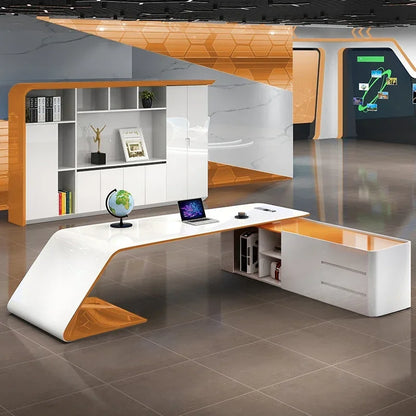 Luxury Conference Office Desk Organizer Standing Modern Customized Computer Desks Reception Cute Escritorio Oficina Furniture