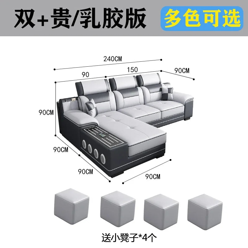 Seater Modern Sofa Ajustable Luxury Sectional Multifunctional Reclining Sofa Cushion Lazy Meubles De Maison Salon Furnitures
