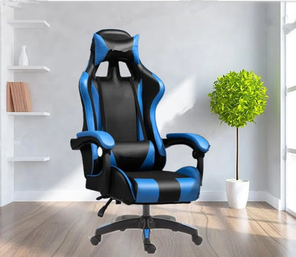 1 X Office Gaming Chair Lumbar Support Swivel Desk Armchair Wheels Office Home Chair Professional LOL Computer WCG