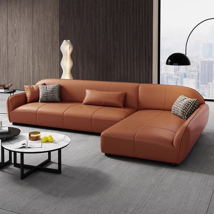 Luxury Charging  Sofas Bed U Shaped Sectional Furniture 7 Seat Modern European Fabric Living Room Sofas Set