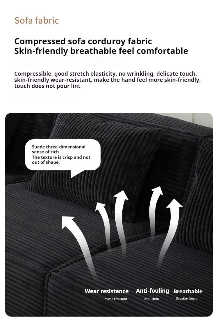 Compressed SofaNew Design Living Room Furniture L-Shape Sectional Sofa Comfortable Fluffy Vacuum Compressed Comfy Sofa Set Modul