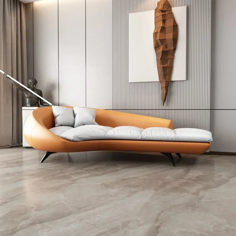 0 Chaise Longue Recliner Bedroom Living Room Light Luxury Single Fabric Leisure Lazy Sofa
