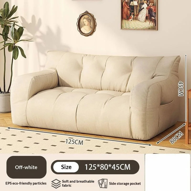 Sofa Bed Living Room Convertible Fabric Sofa Small Apartment Two Three Seater Tatami Lounge Lazy Couch Modern Home Furniture