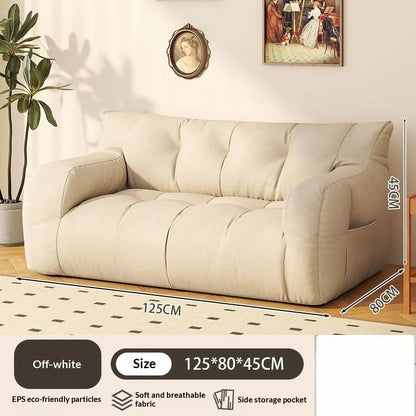 Sofa Bed Living Room Convertible Fabric Sofa Small Apartment Two Three Seater Tatami Lounge Lazy Couch Modern Home Furniture