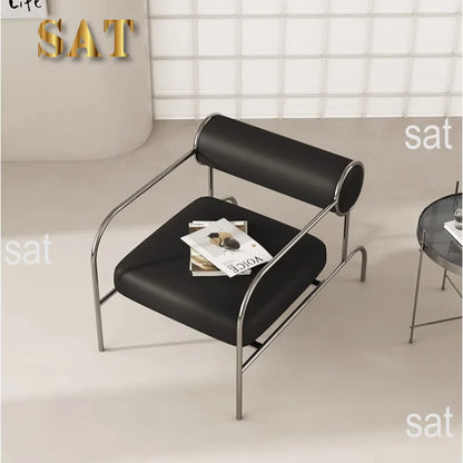 #Designer Chair Gaming Living Room Chairs Arm Sofa PU Leather Modern Lazy Chair Designer Unique Fauteuil Salon Single Sofa Chair