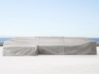 Cheap Outdoor Round Bed Rattan Daybed with Canopy