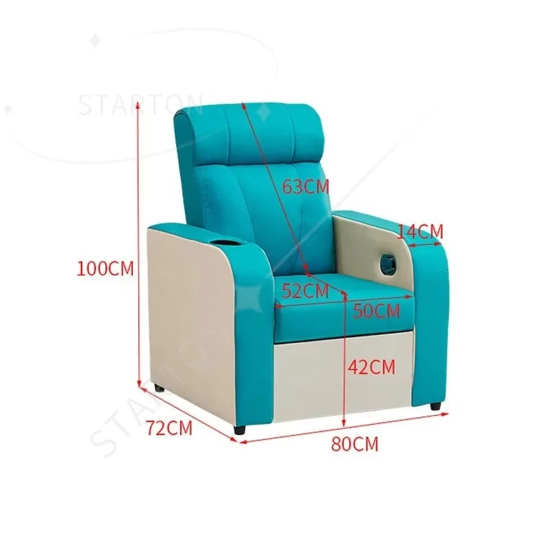 Hospital Comfort Recliner for IV Drip, Large Single Sofa