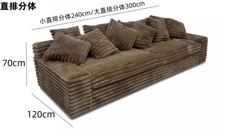 Down clouds huge sitting deep sense removable and washable combination living room balcony bedroom sofa