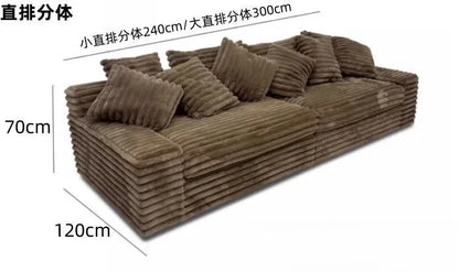 Down clouds huge sitting deep sense removable and washable combination living room balcony bedroom sofa