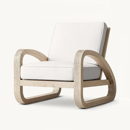 -High-quality luxury chair, unique design, low oak, suitable for living room comfort villa elegant hotel bedroom application