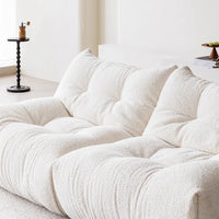 Nordic Cream Style Living Room Sofa White Square Combination Creative Design Lazy Couch Comfort Home Furniture Lounge Chair FYLS
