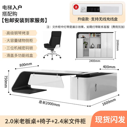 Adjustable Gaming Office Desk Organizers Storage Multifunctional Office Desk Lshaped Folding Escrivaninha Commercial Furniture