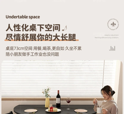 Waterproof Chair Dining Table Breakfast Modern Chair Side Dining Table Space Savers Round Set Sala Da Pranzo Home Furnitures