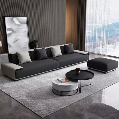 / Customizable Modern Concise Style Office Reception Waiting Sofa Set Leather Reclining Sofa