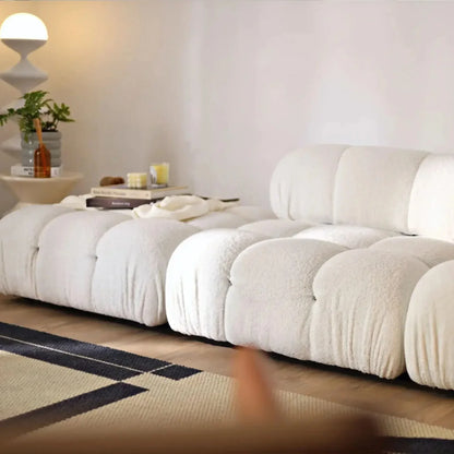 Sofa Combinations with Flexible Fabric Modules Furniture-Inspired Living Room Sofa Minimalist Style Comfortable