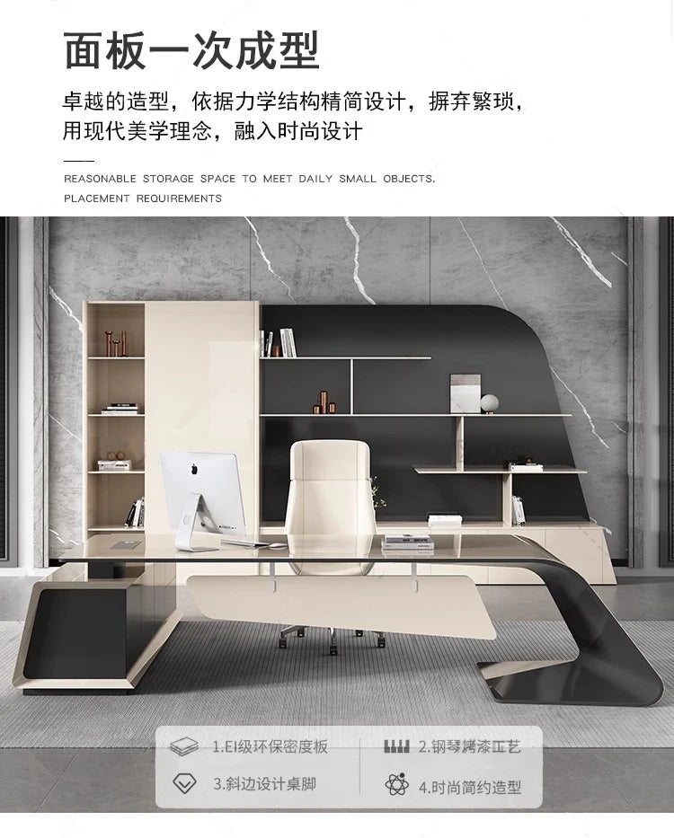 Big Wooden Executive Office Desk White Storage Standing Cheap Executive Office Desk Luxury Corner Mesa De Escritorio Mesa Office