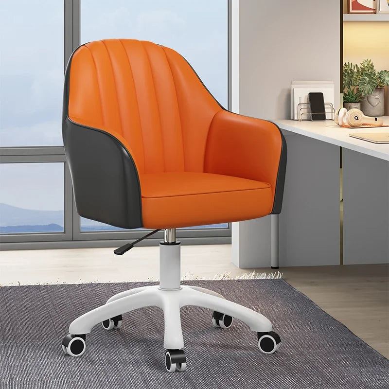 Nordic Home Computer Chair Office  Book Desk Chair Sliding Wheelchair Dormitory Lifting Chair Sofa Comfortable Bedroom