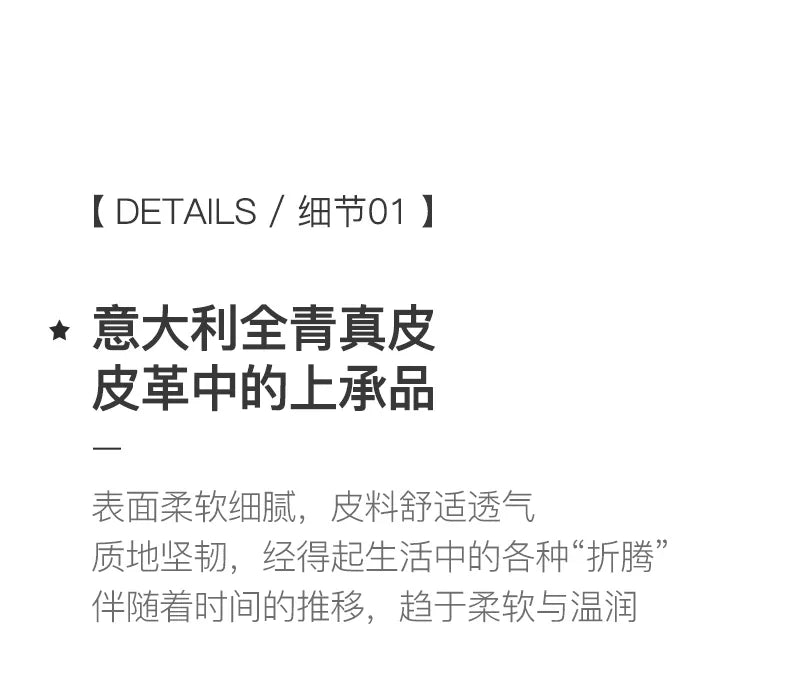 Two-color U-shaped villa leather sofa, modern light luxury semi-curved sofa