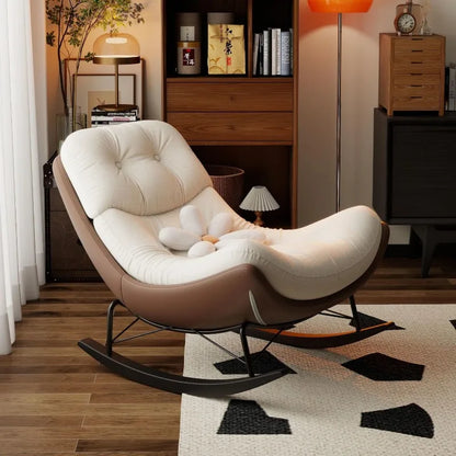 Rocking Recliner Chair Adult Lazy Lounge Chair Relaxing Armchair Luxury Designer Balcony Living Room Zero Gravity Chair Home Use