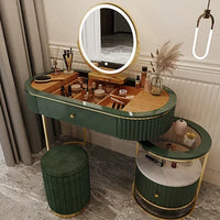 Luxury Charm Dressing Table Luxury Nordic Salon Drawer Nordic Dressing Table Mirror Chair Storage Coiffeuse Furniture Makeup