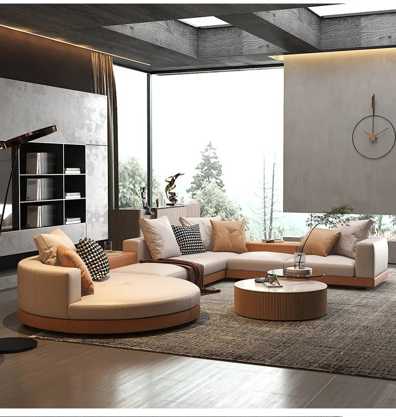 Minimalist Nordic Living Room Sofas Luxury Sectional Lounge Curved Living Room Sofas Designer Individual Muebles Home Furniture
