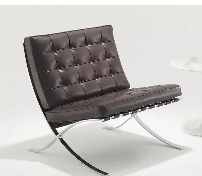Barcelona Single Sofa Designer Lazy Sofa High-end Italian Living Room Sofa Chair Nordic Light Luxury Leisure Chair