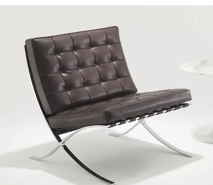 Barcelona Single Sofa Designer Lazy Sofa High-end Italian Living Room Sofa Chair Nordic Light Luxury Leisure Chair