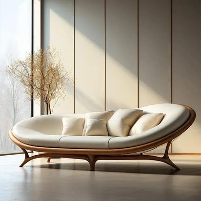 a3813  New Chinese-style solid wood sofa living room modern simple small apartment leather recliner sofa lazy chair