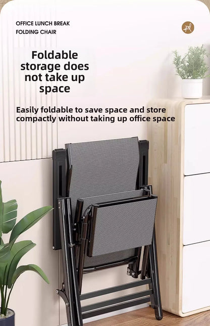 recliner lunch break folding office chair nap can lie down dual-purpose backrest computer chair couch