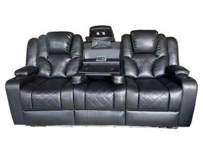Minimalist Multi-Function LED Light Power Recliner Sofa Modern Home Furniture Electric Recliner Sofa Power Sofa Recliner