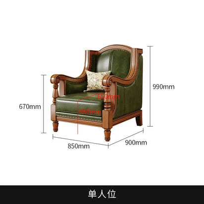 Customizable 123 combination first layer cowhide living room villa sofa