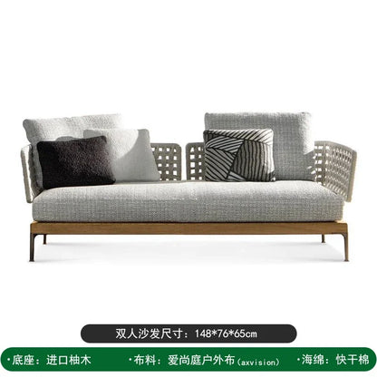Minimalist Design Outdoor Sofas Personality Nordic Creative Garden Sofas Fashion Party Outdoor Furniture Gartenstuhl Lshysf