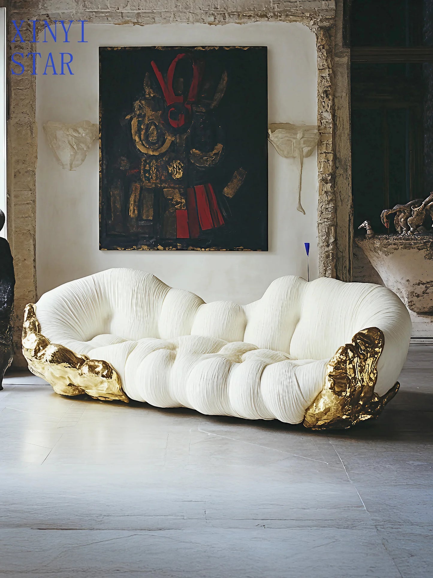 Art aesthetics sofa villa postmodern furniture high luxury