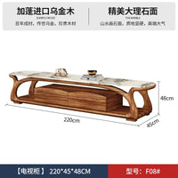 XMH new Chinese ebony leather sofa modern living room luxury villa first layer cowhide new combination sofa