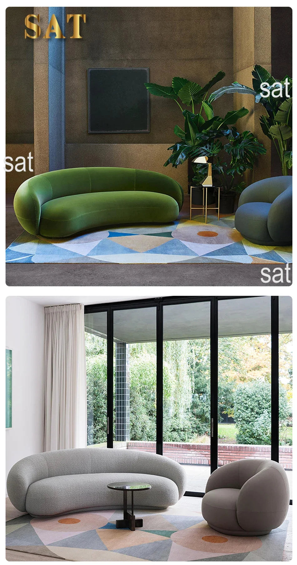mHot Sales Modern Couch Simple Sofa Minimalist Special Shaped White Velvet Light Luxury Living Room Sofa Furniture l