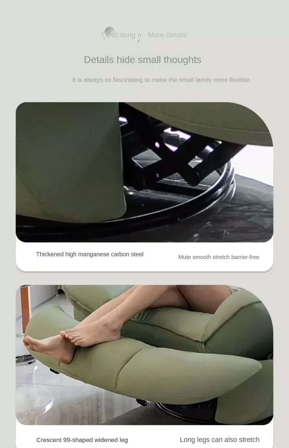 Lazy Sofa First-class Leisure Sofa Electric Intelligent Multifunctional Living Room Single Person Sofa Can Sleep and Lie Down