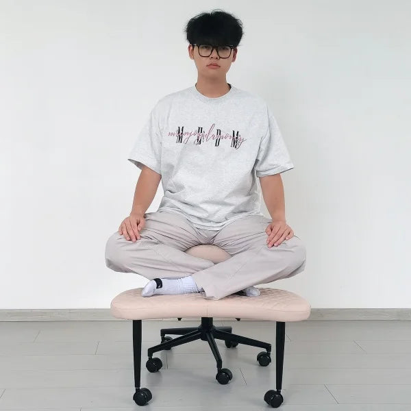Adjustable Cross-Legged Office Chair – Soul Seat for Meditation, Yoga & Work – Comfortable Sitting Chair with Back Support