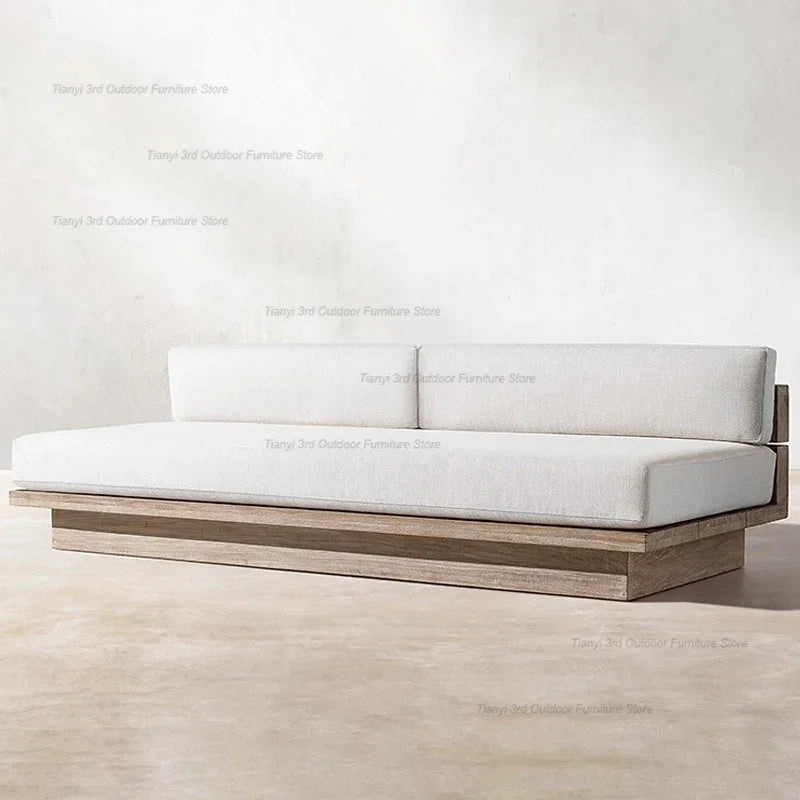 Japanese Style Waterproof and Sunscreen Garden Sofas Simplicity  Designer Modern Garden Sofas Art Outdoor Furniture Divano HBOS