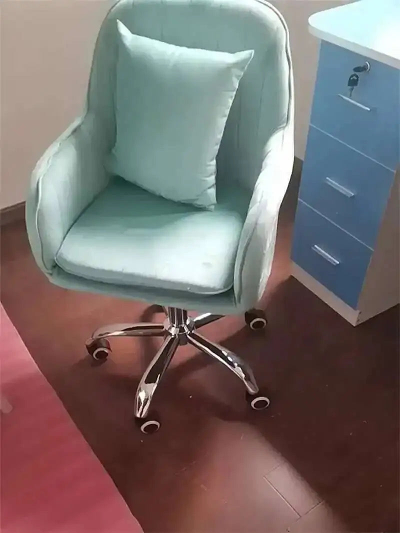Modern pink Office Chairs for Office Furniture Comfortable Back Lift Swivel computer Chair Home Bedroom Leisure gaming chair K