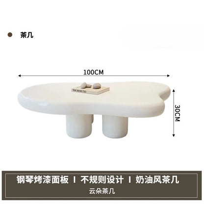 Internet celebrity homestay cream wind sofa small apartment living room beauty salon reception lounge curved sofa combination