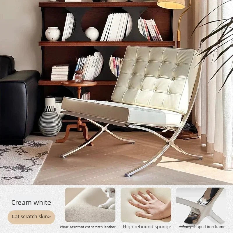 Nordic Luxury Living Room Chairs Armchair Makeup Floor Living Room Chairs Leather Designer Cadeiras De Sala De Estar Furniture