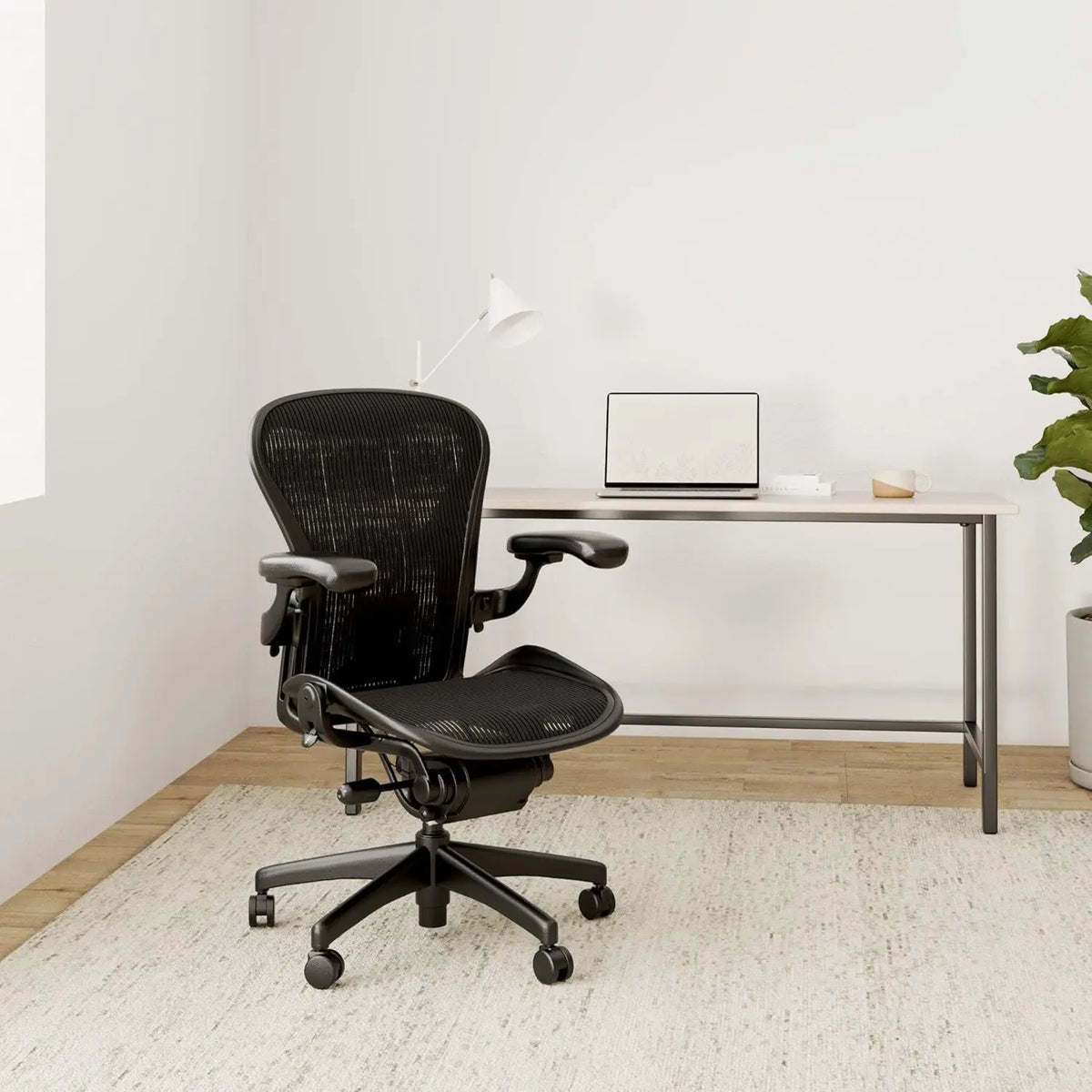 Ergonomic Office Chair with Lumbar Support, Adjustable Height and Tilt, Mesh Back for Comfort