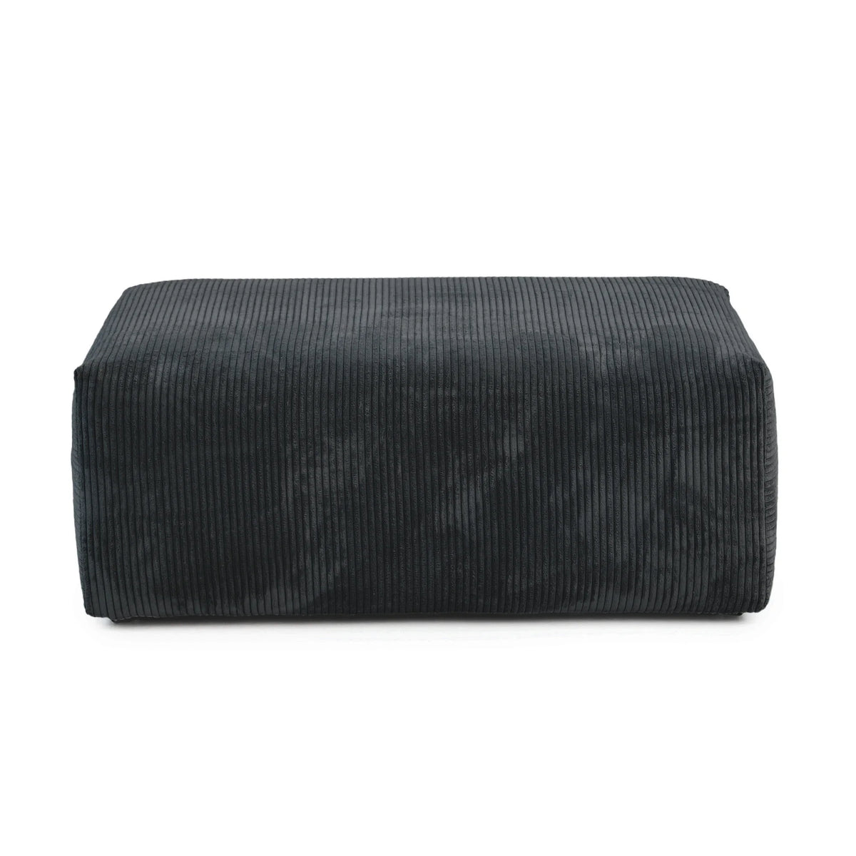 Modern Corduroy Fabric Sectional Couch with 4 Pillows 102